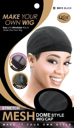 Qfitt - STRETCH MESH DOME STYLE WIG CAP REGULAR