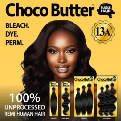 CHOCO BUTTER - 13A 100% UNPROCESSED REMI HUMAN HAIR BODY WAVE -Zoe Beauty Supply Shop 01 2 2