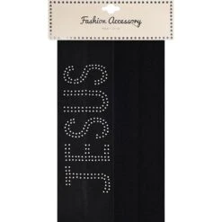 MAGIC COLLECTION - Head Band W/ Stone JESUS BLACK