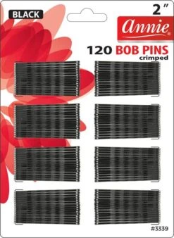 ANNIE - Bobby Pins 2" 120PCs BLACK #3339