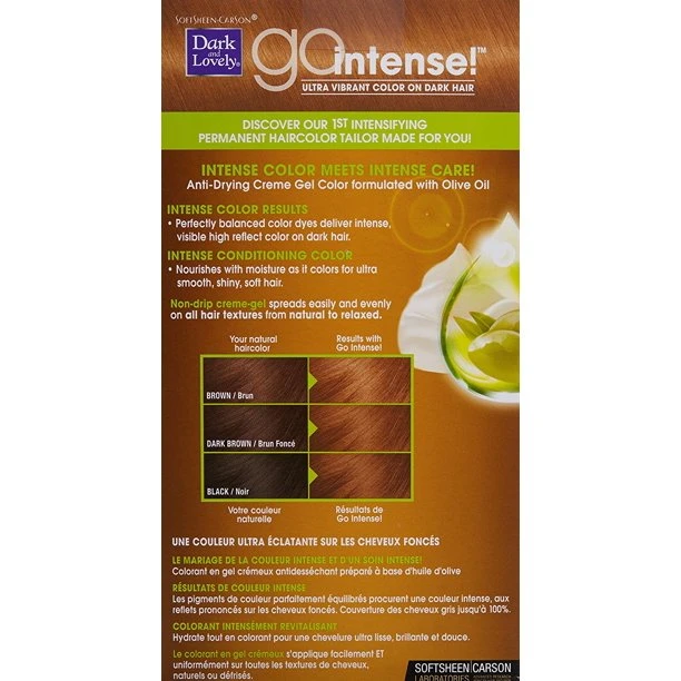 SoftSheen Carson - Dark & Lovely Go Intense! #10 GOLDEN BLONDE 2 SoftSheen Carson - Dark & Lovely Go Intense! #10 GOLDEN BLONDE - Image 2