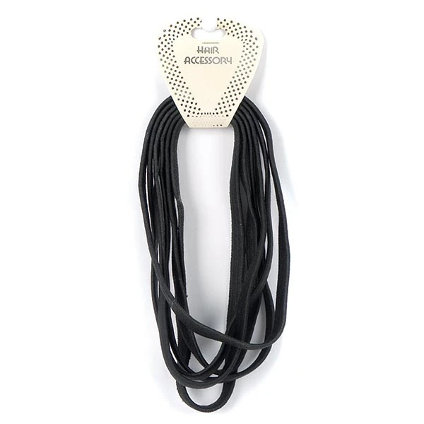 MAGIC COLLECTION - Elastic Band BLACK 6PCS 1 MAGIC COLLECTION - Elastic Band BLACK 6PCS