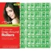 MAGIC COLLECTION - 1" Snap-Around Rollers 10PCs Large GREEN -Zoe Beauty Supply Shop 122L