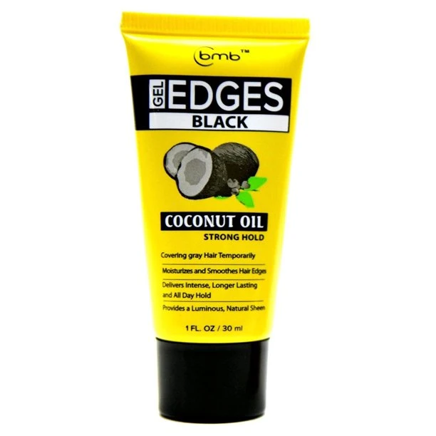 BMB - Coconut Oil Gel Edges Black Strong Hold 1 BMB - Coconut Oil Gel Edges Black Strong Hold