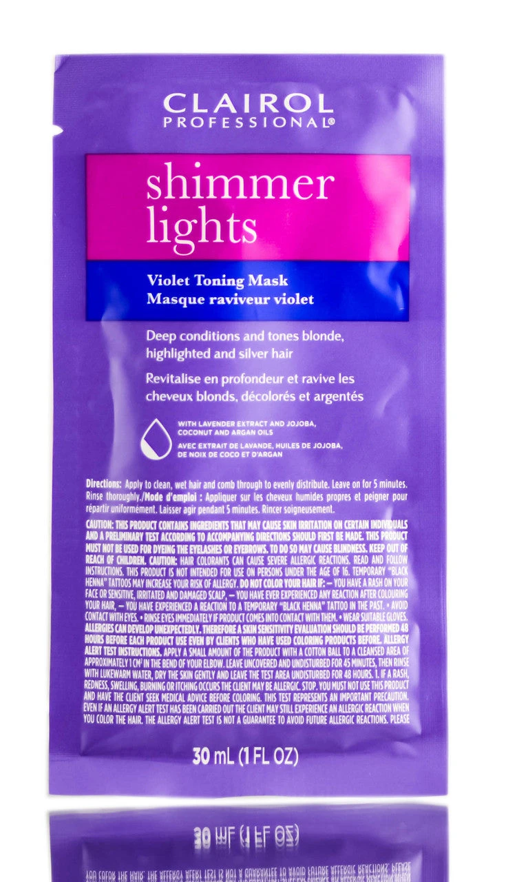 CLAIROL - Shimmer Lights Violet Toning Mask 1 CLAIROL - Shimmer Lights Violet Toning Mask