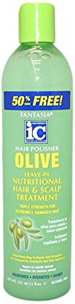 FANTASIA - Hair Polisher Olive Leave-In Nutritional Hair & Scalp Treatment 1 FANTASIA - Hair Polisher Olive Leave-In Nutritional Hair & Scalp Treatment
