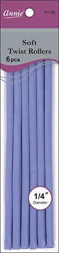 ANNIE - 1/4" Soft Twist Rollers 6 PCs