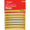 MAGIC COLLECTION - 3/16" Cold Wave Rods 12PCs Long YELLOW -Zoe Beauty Supply Shop 3315