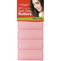 MAGIC COLLECTION - 7/8" Self-Grip Rollers 6PCs Medium PINK
