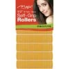 MAGIC COLLECTION - 1/2" Self-Grip Rollers 8PCs Small YELLOW -Zoe Beauty Supply Shop 3717YEL