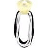 MAGIC COLLECTION - Hair Accessory Elastic Ponytail Holder 12PCs BLACK/WHITE #HEP318BW -Zoe Beauty Supply Shop 37aa51d0 118b 11ef 95f2 517681b9389d