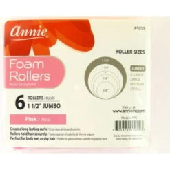 ANNIE - Professional Foam Rollers 1 1/2" 6PCs JUMBO PINK #1055 -Zoe Beauty Supply Shop 3994dd59 16c0 4fdb 80ed d5b5188b9054.79cbac3145a14256757d12b82f69d4d7