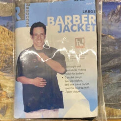 RESPONSE - Barber Jacket LARGE BLACK #5019