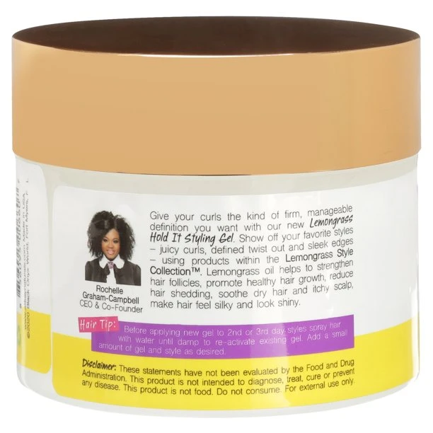 Alikay Naturals - Lemongrass Hold It Styling Gel 7 Alikay Naturals - Lemongrass Hold It Styling Gel - Image 7