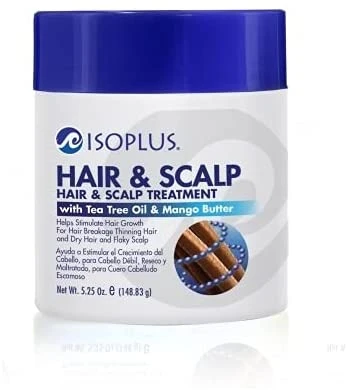 ISOPLUS - Hair & Scalp Treatment W/ Tea Tree & Mango Butter 1 ISOPLUS - Hair & Scalp Treatment W/ Tea Tree & Mango Butter