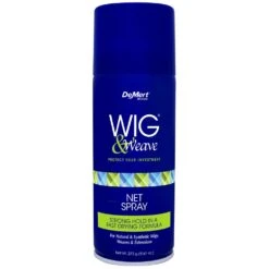 DeMert - Wig & Weave Net Spray Aerosol 80% Alc -Zoe Beauty Supply Shop 42228 WIG NetSpray 9.61oz FRONT 1000x1000 1