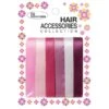 BLOSSOM - Hair Ribbons 6-Line LIGHT PINK Assorted 8mm