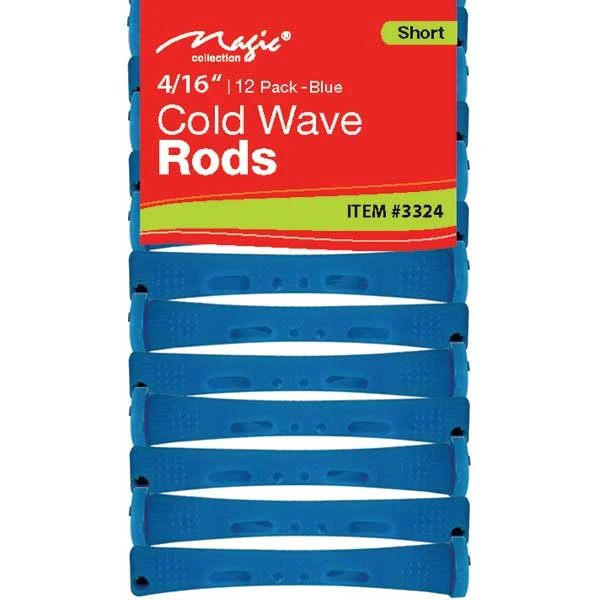 MAGIC COLLECTION - Cold Wave Rods 4/16" BLUE SHORT #3324 1 MAGIC COLLECTION - Cold Wave Rods 4/16" BLUE SHORT #3324