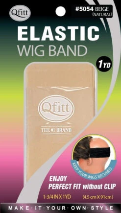 Qfitt - Elastic Wig Band BEIGE/NATURAL