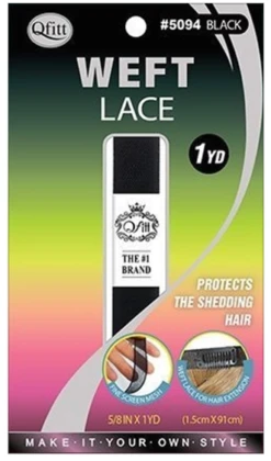 Qfitt - Weft Lace BLACK