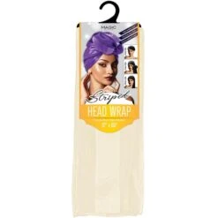 MAGIC COLLECTION - Satin Scarf W/Stripe 12"X60" -Zoe Beauty Supply Shop 50ac5960 147b 11ef a4dc ff2bcf555b39