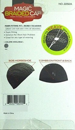 MAGIC COLLECTION - Braided Cap [Side Horseshoe] -Zoe Beauty Supply Shop 516zaZKtMZL