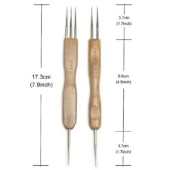 MAGIC COLLECTION - Hooks Dual-End DreadLock Needle (1&3) -Zoe Beauty Supply Shop 51LxB12Px1L. SX679