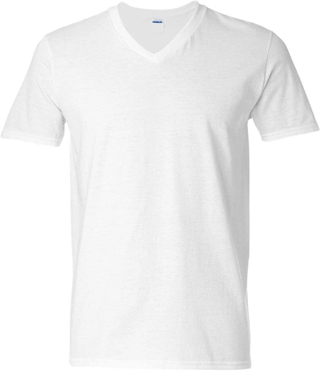 MAGIC COLLECTION - Smooth Cotton V-Neck T-Shirt WHITE 1 MAGIC COLLECTION - Smooth Cotton V-Neck T-Shirt WHITE