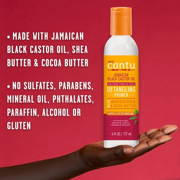 Cantu - Jamaican Black Castor Oil Detangling Primer 4 Cantu - Jamaican Black Castor Oil Detangling Primer - Image 4