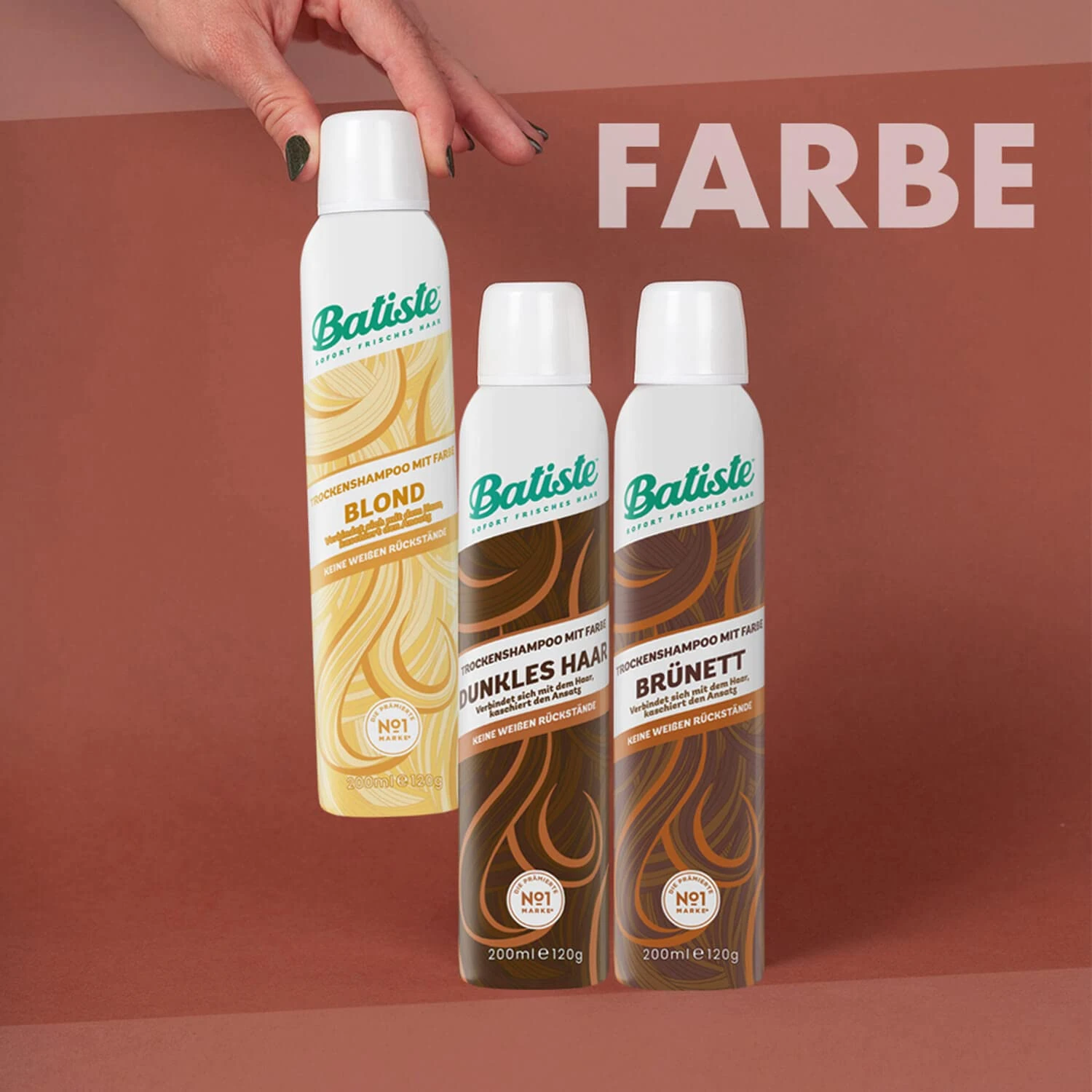 BATISTE - Dry Shampoo Divine Dark 6 BATISTE - Dry Shampoo Divine Dark - Image 6