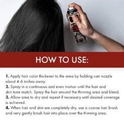 Jerome Russell - Spray On Hair Color Thickener -Zoe Beauty Supply Shop 61RPk8x5afL. SL1000