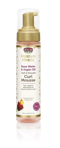 African Pride - Rose Water & Argan Oil Curl Mousse