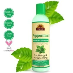 OKAY - Peppermint Soothing & Invigorating Leave-in Conditioner -Zoe Beauty Supply Shop 61a UCIUOzL. SL1000