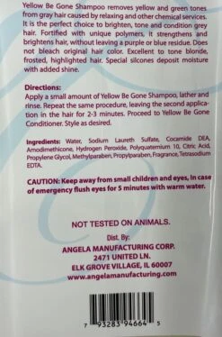 STAR CARE - Yellow Be Gone Shampoo -Zoe Beauty Supply Shop 61cAtv3YH9L. SL1123