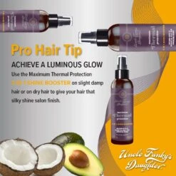 Uncle Funky's Daughter - Maximum Thermal Protection 3-IN-1 Shine Booster 12 Uncle Funky's Daughter - Maximum Thermal Protection 3-IN-1 Shine Booster -Zoe Beauty Supply Shop 61t9r 89V L