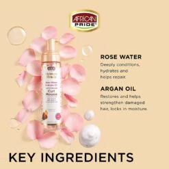 African Pride - Rose Water & Argan Oil Curl Mousse -Zoe Beauty Supply Shop 710EC PiF8L. SL1500