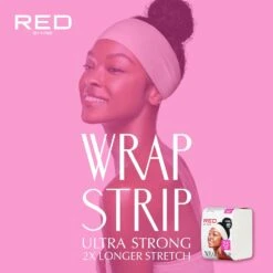 KISS - RED WRAP STRIPS WHITE 2.5' 40 PCS (1 Strip) -Zoe Beauty Supply Shop 717YtGHqfIL. SL1500