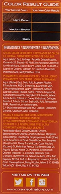 Creme Of Nature - Moisture-Rich Hair Color With Shea Butter C10 JET BLACK 7 Creme Of Nature - Moisture-Rich Hair Color With Shea Butter C10 JET BLACK - Image 7