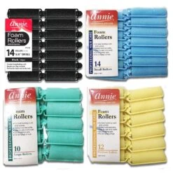 ANNIE - Professional Foam Rollers 5/8" 14PCs SMALL BLACK #1061 -Zoe Beauty Supply Shop 71FQWGDJ6GS. SL1000