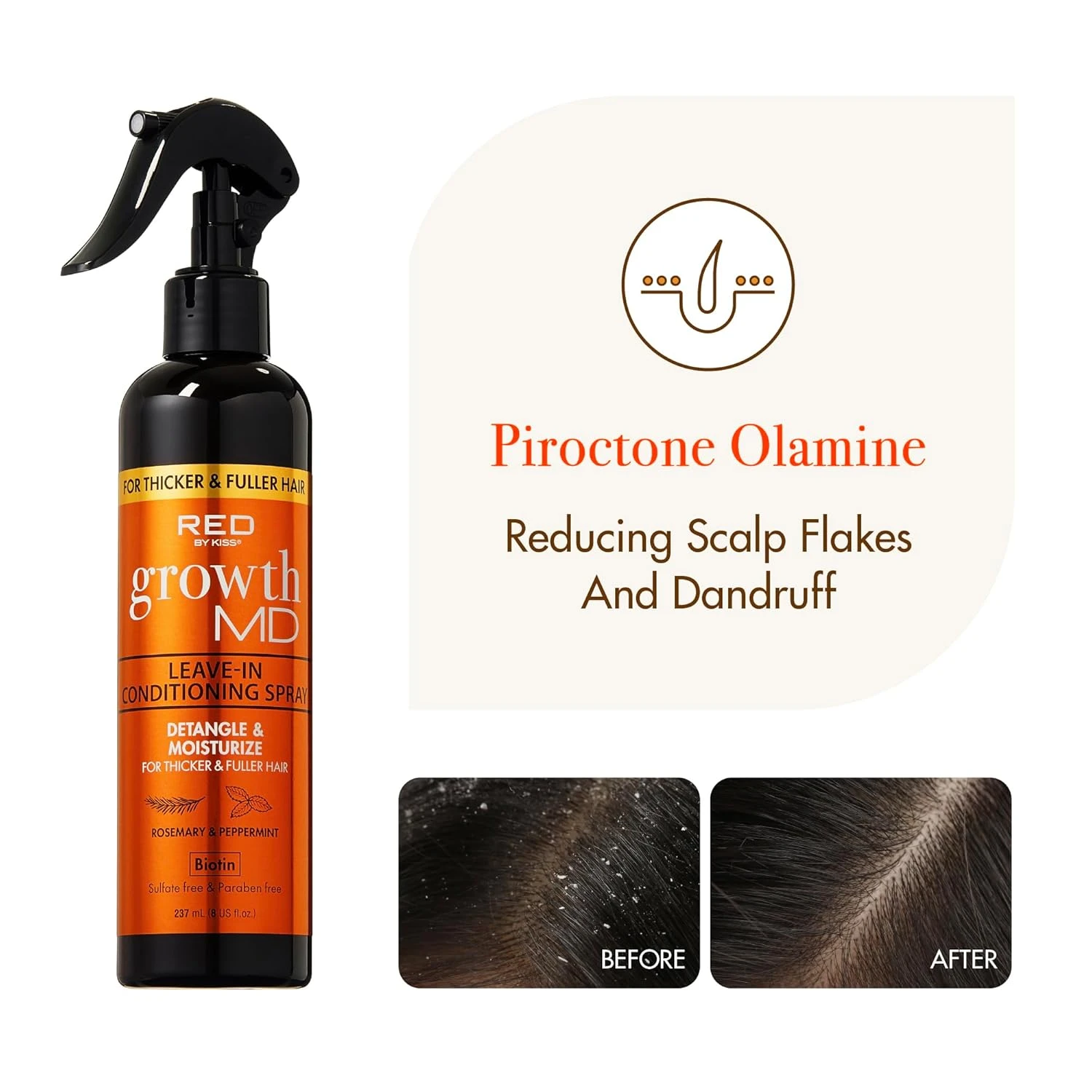 KISS - RED Growth MD Conditioning Spray 2 KISS - RED Growth MD Conditioning Spray - Image 2