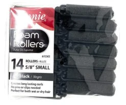 ANNIE - Professional Foam Rollers 5/8" 14PCs SMALL BLACK #1061 -Zoe Beauty Supply Shop 71MrJdoBiGL. SL1431