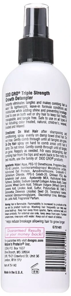 DOO GRO - Triple Strength Detangler -Zoe Beauty Supply Shop 71MzzQs3LOL. SL1500