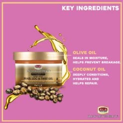 African Pride - Black Castor Miracle Extra Hold Braid, Loc & Twist Gel -Zoe Beauty Supply Shop 71YXlyeJe5L. SL1500