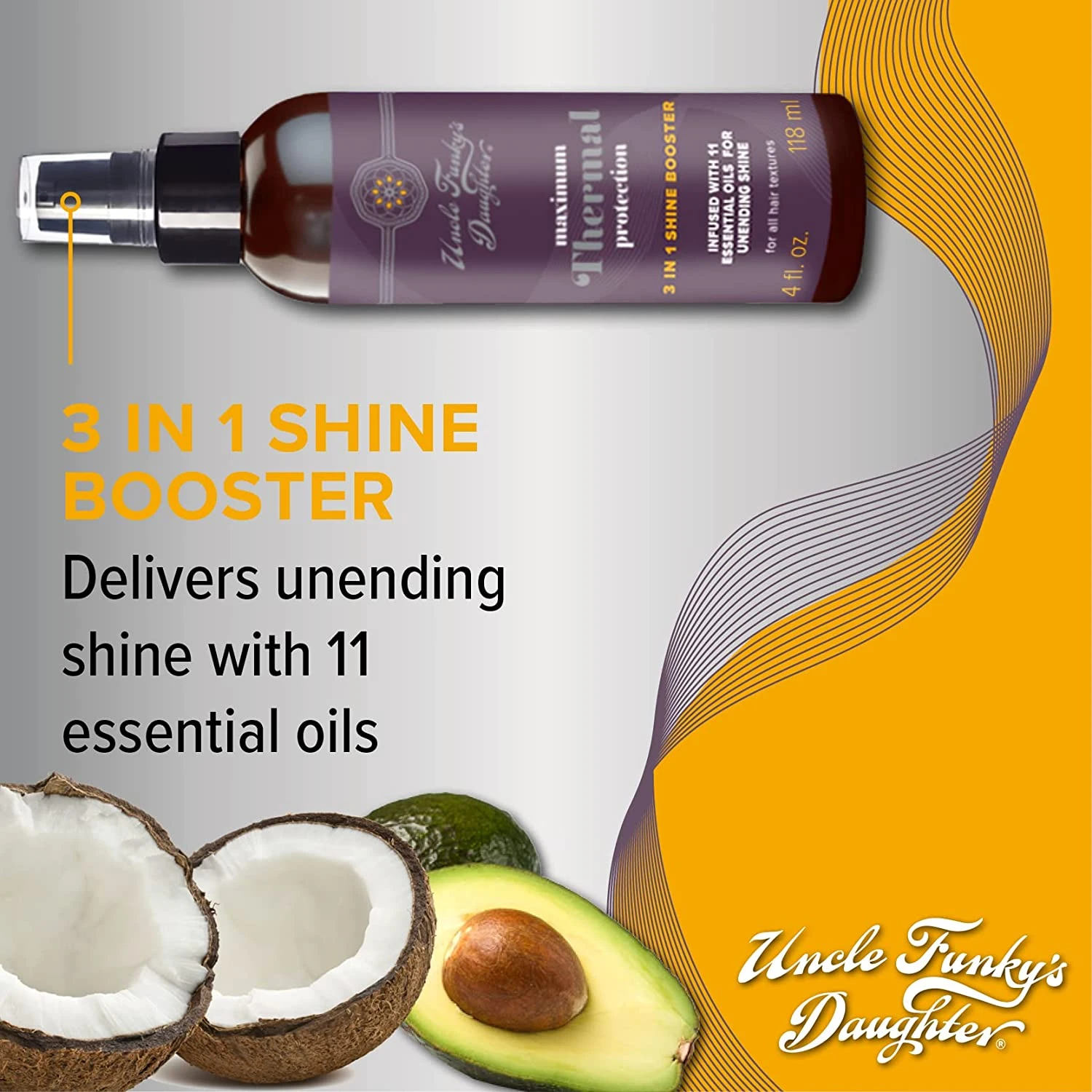 Uncle Funky's Daughter - Maximum Thermal Protection 3-IN-1 Shine Booster 7 Uncle Funky's Daughter - Maximum Thermal Protection 3-IN-1 Shine Booster - Image 7