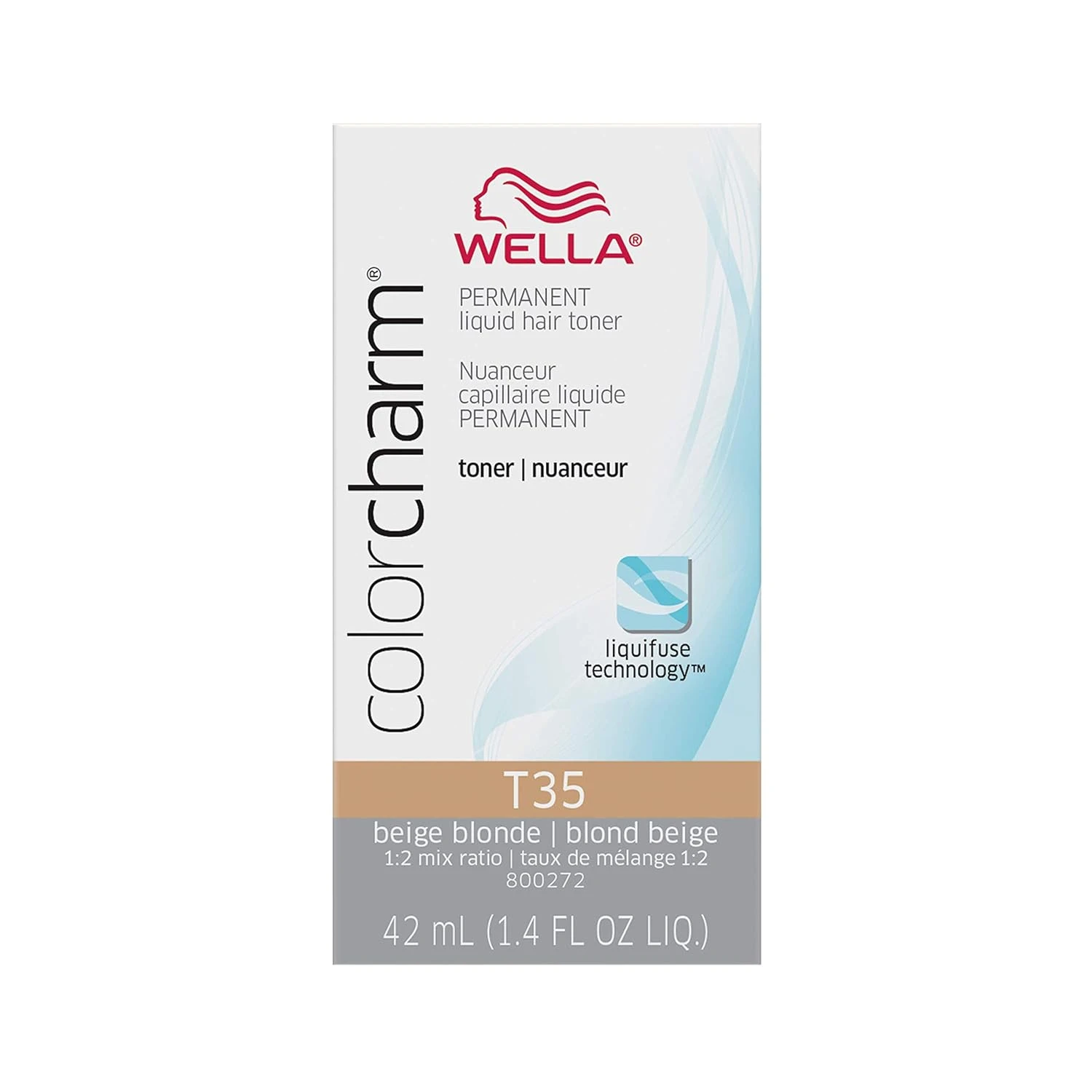 WELLA - Color Charm Permanent Liquid Hair Toner T35 BEIGE BLONDE 3 WELLA - Color Charm Permanent Liquid Hair Toner T35 BEIGE BLONDE - Image 3