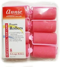 ANNIE - Professional Foam Rollers 1 1/4" 8PCs X-LARGE PINK -Zoe Beauty Supply Shop 71j8blC5klL. AC UF1000 1000 QL80
