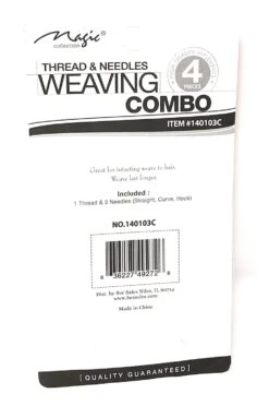 MAGIC COLLECTION - Thread & Needles Weaving Combo BLACK -Zoe Beauty Supply Shop 71jZpLljZPL. SL1500