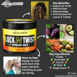 ALLDAY LOCKS - Lock N Twist Supreme Hold -Zoe Beauty Supply Shop 71kSHDtOMWL. SL1080