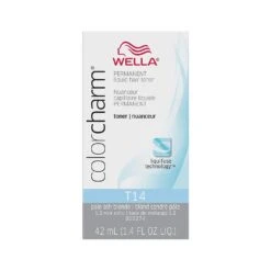 WELLA - Color Charm Permanent Liquid Hair Toner T14 PALE ASH BLONDE -Zoe Beauty Supply Shop 71tAkW41NIL. SL1500