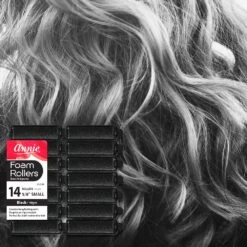 ANNIE - Professional Foam Rollers 5/8" 14PCs SMALL BLACK #1061 -Zoe Beauty Supply Shop 71udDWFEl4S. SL1000